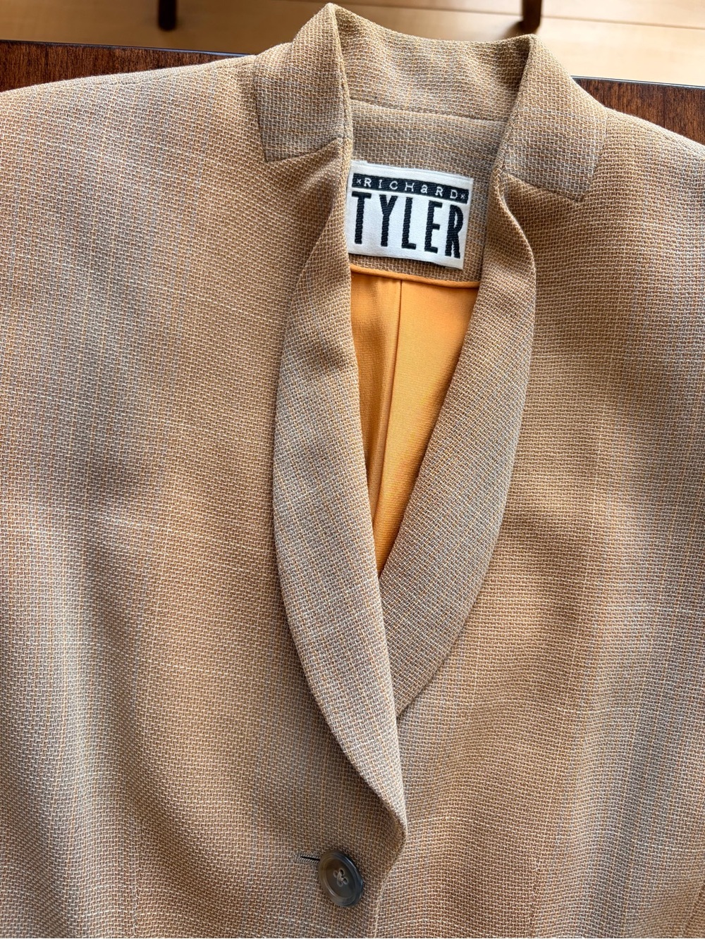 Richard Tyler Women’s Tailored Suit Jacket - Classic Shawl Collar